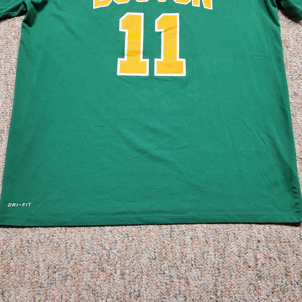 Nike Boston Celtics Shirt Mens XL Green Dri-FIT Kyrie Irving NBA AO0873-313 - Picture 4 of 16